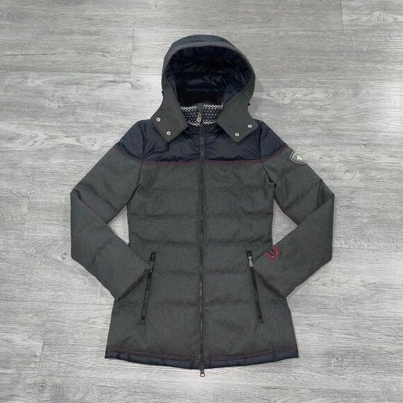 Alp-n-Rock Jackets & Blazers - ALP N ROCK Chamonix Down Bomber Ski Jacket Women’s XS/1 Hoodie Full Zip Outdoors